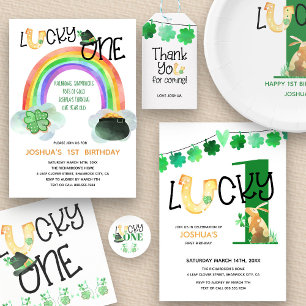Servilleta De Papel St Patricks Lucky One Horseshoe and Shamrock Fiest