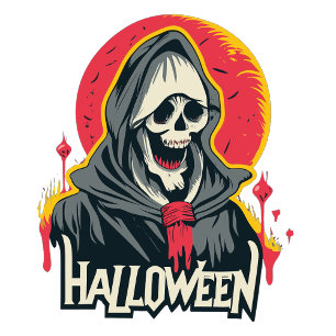 Camiseta Fantasma de Halloween bajo la lluvia