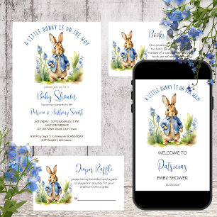 Invitación Peter rabbit baby baby baby baby