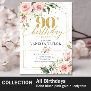 Posavasos Cuadrado De Papel Moda acuarela flores rubor boho cumpleaños 80