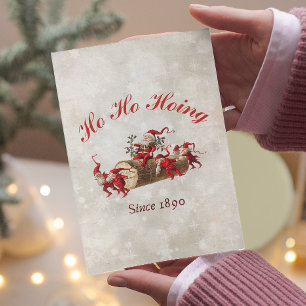 Camiseta Ho Ho Hoing desde 1890 navidades del gnomo vintage