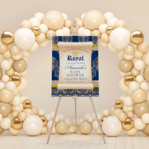 Invitación Baby Shower de Elegant Scroll Prince