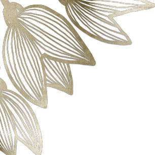 Invitación Florecimiento de tulipanes dorados   BODA