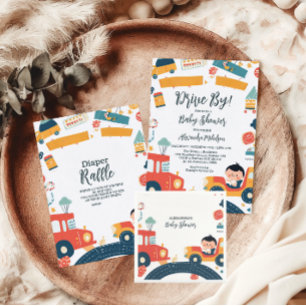 Servilleta De Papel Fundido Vehículo Cars Boy Baby Shower