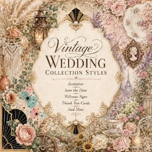 Invitación Boda victoriana vintage rosa Borgoña