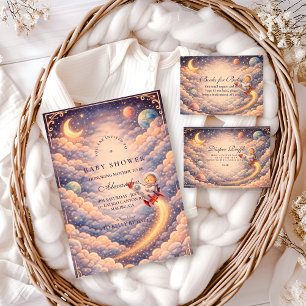 Servilleta De Papel Ducha de Bebé Nubes Astronautas Celestiales