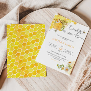 Invitación ¿Qué hay en tu juego de Baby Shower con temas de A