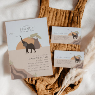 Tarjeta De Recepción Un cacahuete   Libros de Safari para bebés