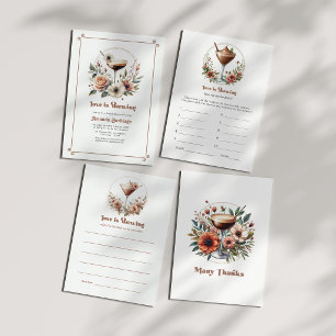 Tarjeta De Agradecimiento Foto de la fiesta de despedida de soltera con Mart