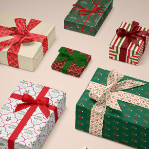 Lazo De Raso Rama del Holly de Vieira Roja y Navidades de Berri