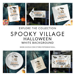 Servilleta De Papel Nombre de calabaza de murciélago fantasma Spooky B