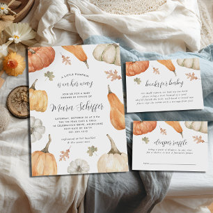 Invitación Las calabazas rusas caen en Baby Shower