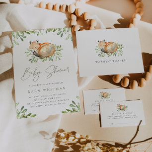 Tarjeta de agradecimiento personalizada de Woodlan