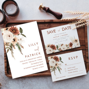 Invitación Boda Bohemiano Floral Summer & All Seasons
