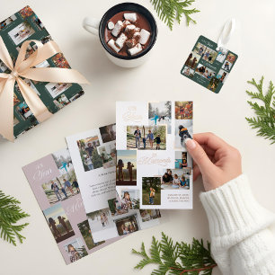 Póster Año en momento el Collage de fotos coordina Keepsa