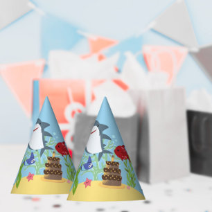 Invitación Bajo el mar los tiburones fiestas de primer cumple