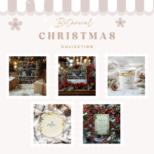 Tarjeta Festiva Fiesta de Navidades rusos de cinta de oro fotográf