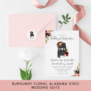 Invitación a la boda magnética rusa del estado de 