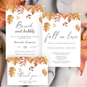 Invitación Ducha de brunch y burbuja de novia