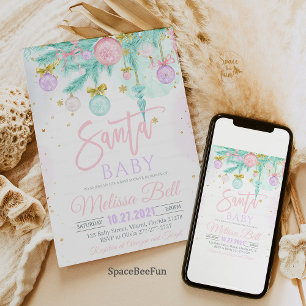 Servilleta De Papel Baby Shower de Santa Bebé