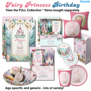 Invitación Princesa de hadas 2º cumpleaños Fairy Tale Fairyco