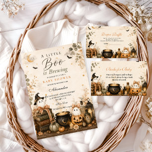 Servilleta De Papel Elegante Little Boo Está Brewando Fiesta de Bebé