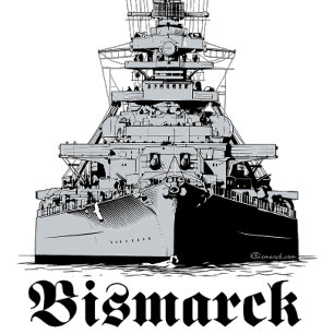 Camiseta Battleship Bismarck T-shirt