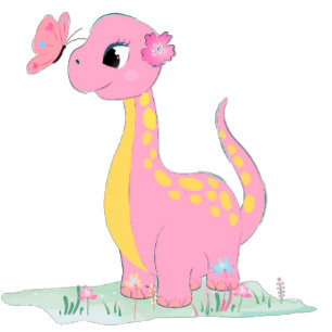 Invitación Dinosaurio lindo con ducha de bebé peones rosados