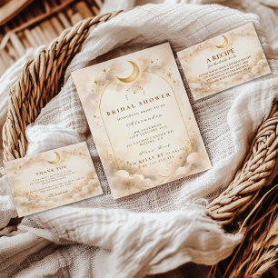 Servilleta De Papel Ducha de Novia Arco de Oro Celestial