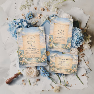 Invitación Boda en un crucero elegante