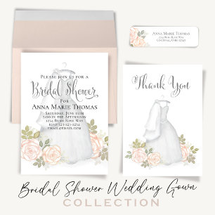 Imán Rosas de acuarela Boda de novia vestido floral