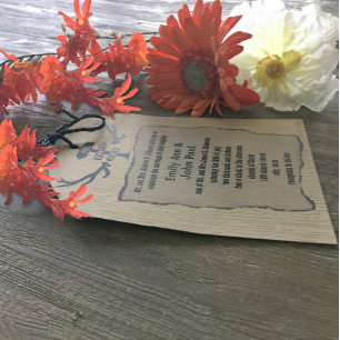 Invitación Rústico La caza es sobre el Boda mostrado en Kraft