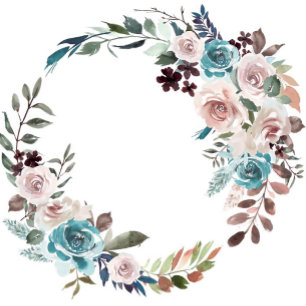 Invitación Boda de peonía de color rosa y agua Verde azulada 