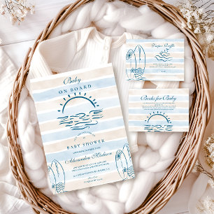 Servilleta De Papel Bebé a bordo de Baby Shower