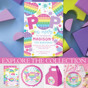 Tarjeta De Agradecimiento Pop It Birday Personalizado