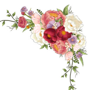 Servilleta De Papel Boda floral elegante de borgoña y rubor carmesí