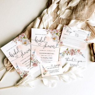Receta elegante moderna de flores silvestres para 