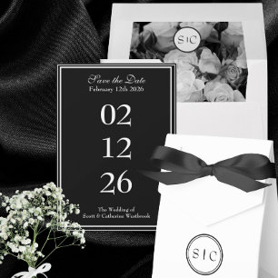 Classy Guardar la Invitación Boda de fechas