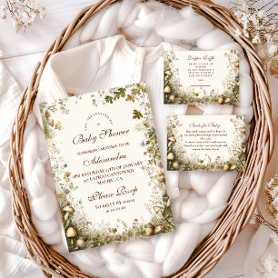 Servilleta De Papel Woodland Mushroom Forest Baby Shower