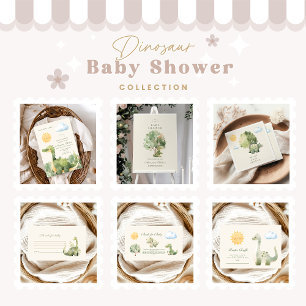 Servilleta De Papel Dinosaurio Hatching pronto Baby Shower