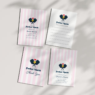 Invitación Fiesta de Despedida de Soltera Perfecta Preppy Pic