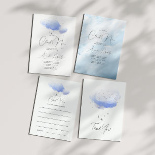 Invitación Ducha de Novia en la Nube Soñadora Nueve