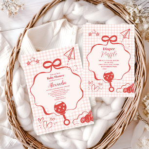 Servilleta De Papel Doodle Brunch Bow Baby Shower
