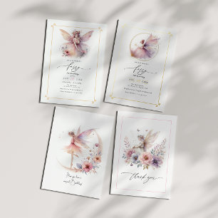 Invitación Fiesta del primer cumpleaños de Fairy