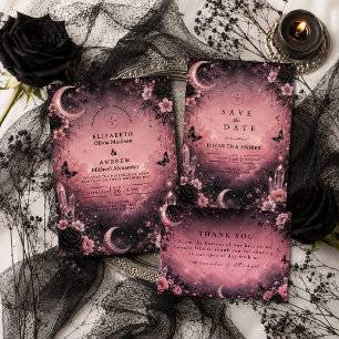 Reserva La Fecha Boda Encantada de Pink Goth