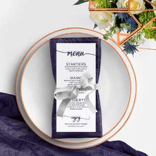 Programa de Boda de fin de semana de Moda elegante
