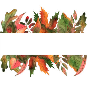 Flyer Leaves fall. Autumn graceful Botanical Wedding Inv