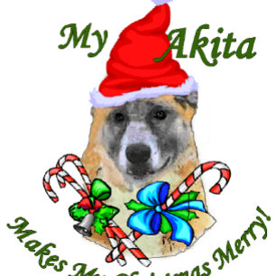 Regalos del navidad de Akita