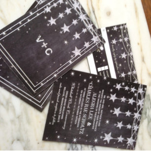 Invitación El Boda ruso, cualquier color debajo de las estrel