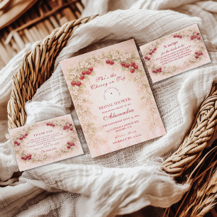 Servilleta De Papel Ducha de Novia Floral de Cerezo Romántico
